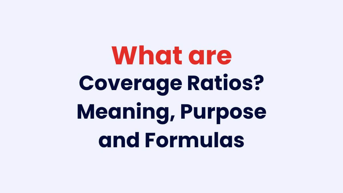 coverage ratios in accounting